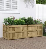 VidaXL Plantenbak 150x50x50 cm geïmpregneerd grenenhout
