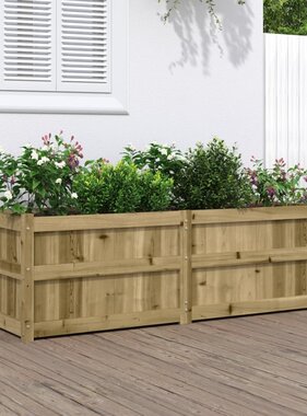 VidaXL Plantenbak 150x50x50 cm geïmpregneerd grenenhout