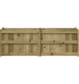 VidaXL Plantenbak 150x50x50 cm geïmpregneerd grenenhout