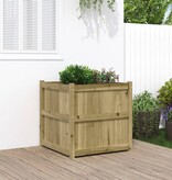 VidaXL Plantenbak 70x70x70 cm geïmpregneerd grenenhout