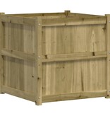 VidaXL Plantenbak 70x70x70 cm geïmpregneerd grenenhout