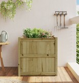 VidaXL Plantenbak 70x70x70 cm geïmpregneerd grenenhout