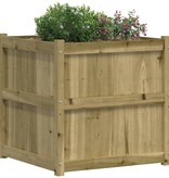 VidaXL Plantenbak 70x70x70 cm geïmpregneerd grenenhout