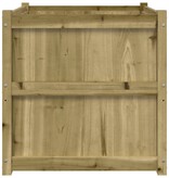 VidaXL Plantenbak 70x70x70 cm geïmpregneerd grenenhout