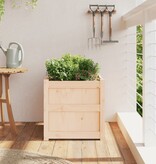 VidaXL Plantenbak 50x50x50 cm massief grenenhout