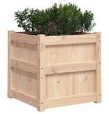 VidaXL Plantenbak 50x50x50 cm massief grenenhout