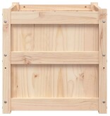 VidaXL Plantenbak 50x50x50 cm massief grenenhout
