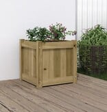 VidaXL Plantenbak 40x40x40 cm geïmpregneerd grenenhout