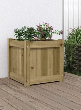 VidaXL Plantenbak 40x40x40 cm geïmpregneerd grenenhout