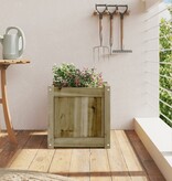 VidaXL Plantenbak 40x40x40 cm geïmpregneerd grenenhout