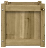 VidaXL Plantenbak 40x40x40 cm geïmpregneerd grenenhout