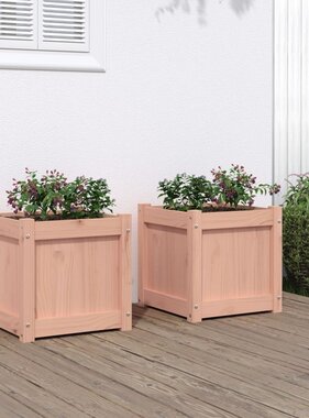 VidaXL Plantenbakken 2 st massief douglashout