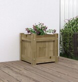 VidaXL Plantenbak 31x31x31 cm geïmpregneerd grenenhout