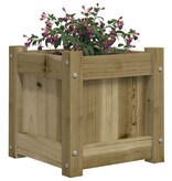 VidaXL Plantenbak 31x31x31 cm geïmpregneerd grenenhout
