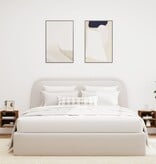 VidaXL Tv-wandmeubels met LED 2 st 30x28,5x30 cm gerookt eikenkleurig