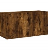 VidaXL Tv-meubel wandgemonteerd 80x30x41 cm gerookt eikenkleurig