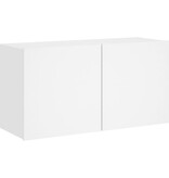 VidaXL Tv-meubel wandgemonteerd 80x30x41 cm wit