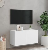 VidaXL Tv-meubel wandgemonteerd 80x30x41 cm wit