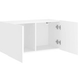 VidaXL Tv-meubel wandgemonteerd 80x30x41 cm wit