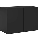 VidaXL Tv-meubel wandgemonteerd 60x30x41 cm zwart