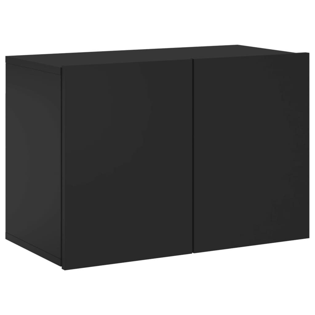 VidaXL Tv-meubel wandgemonteerd 60x30x41 cm zwart