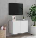 VidaXL Tv-meubel wandgemonteerd 60x30x41 cm wit
