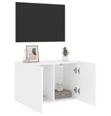 VidaXL Tv-meubel wandgemonteerd 60x30x41 cm wit