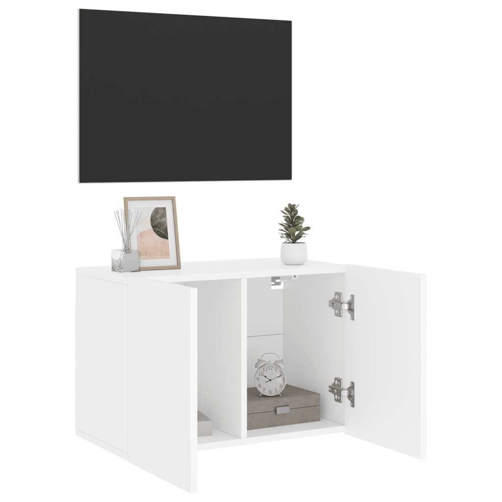 VidaXL Tv-meubel wandgemonteerd 60x30x41 cm wit