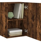 VidaXL Tv-wandmeubel 40,5x30x60 cm bewerkt hout gerookt eikenkleurig