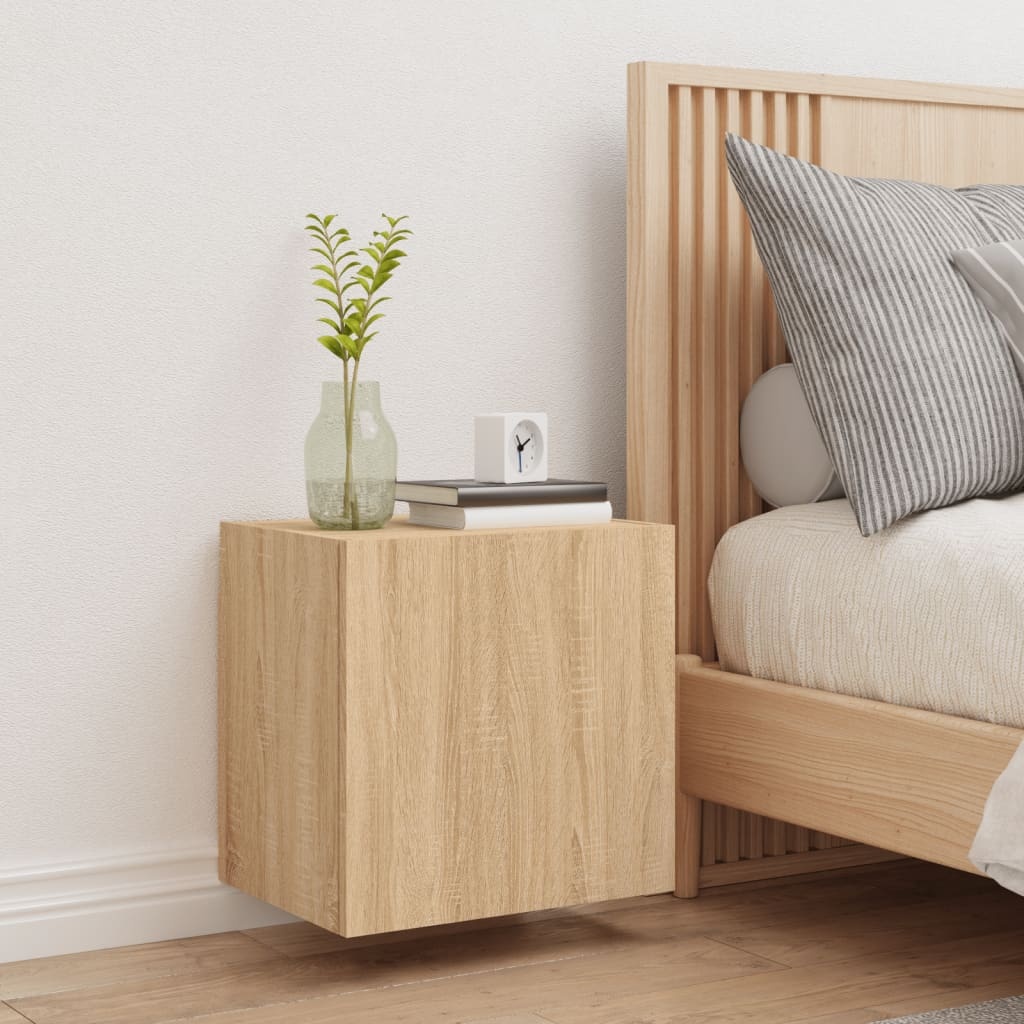 VidaXL Tv-wandmeubel 40,5x30x40 cm bewerkt hout sonoma eikenkleurig