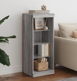 VidaXL Dressoir met LED-verlichting 41x37x100 cm grijs sonoma eiken