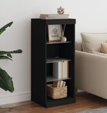 VidaXL Dressoir met LED-verlichting 41x37x100 cm zwart