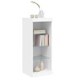 VidaXL Dressoir met LED-verlichting 41x37x100 cm wit