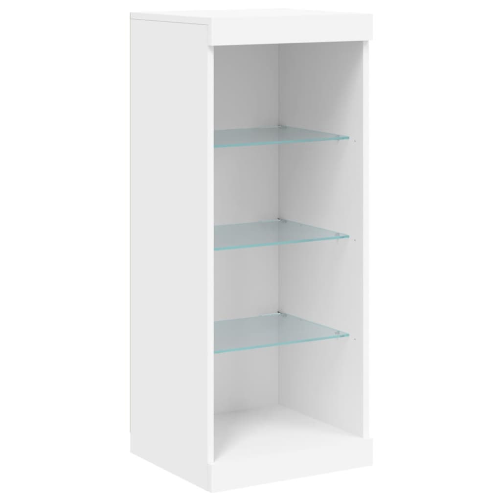 VidaXL Dressoir met LED-verlichting 41x37x100 cm wit
