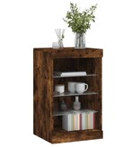 VidaXL Dressoir met LED-verlichting 41x37x67 cm gerookt eikenkleurig