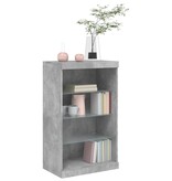 VidaXL Dressoir met LED-verlichting 60,5x37x100 cm betongrijs