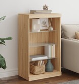 VidaXL Dressoir met LED-verlichting 60,5x37x100 cm sonoma eikenkleurig