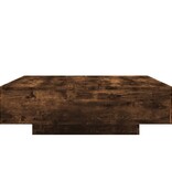 VidaXL Salontafel 100x100x31 cm bewerkt hout gerookt eikenkleurig
