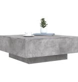 VidaXL Salontafel 80x80x31 cm spaanplaat betongrijs