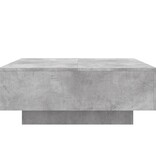 VidaXL Salontafel 80x80x31 cm spaanplaat betongrijs