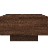 VidaXL Salontafel 55x55x31 cm bewerkt hout bruin eikenkleur