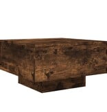 VidaXL Salontafel 55x55x31 cm bewerkt hout gerookt eikenkleurig