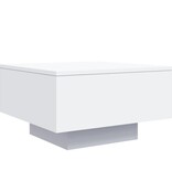 VidaXL Salontafel 55x55x31 cm bewerkt hout wit