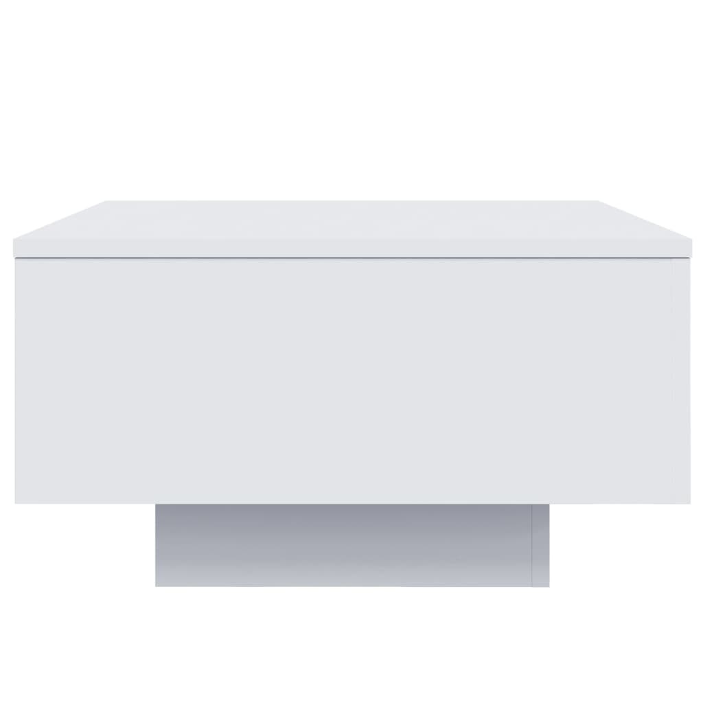 VidaXL Salontafel 55x55x31 cm bewerkt hout wit