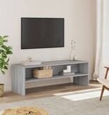 VidaXL Tv-meubel 120x40x40 cm bewerkt hout grijs sonoma eikenkleurig