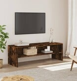 VidaXL Tv-meubel 120x40x40 cm bewerkt hout gerookt eikenkleurig