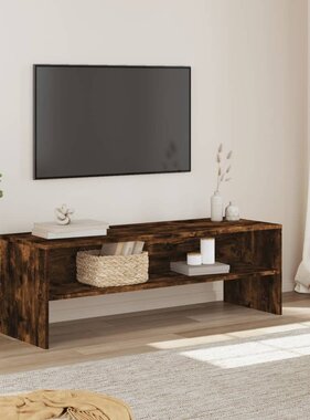 VidaXL Tv-meubel 120x40x40 cm bewerkt hout gerookt eikenkleurig