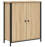 VidaXL Dressoir 70x30x80 cm bewerkt hout sonoma eikenkleurig