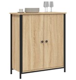 VidaXL Dressoir 70x30x80 cm bewerkt hout sonoma eikenkleurig