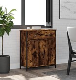 VidaXL Dressoir 70x30x80 cm bewerkt hout gerookt eikenkleurig